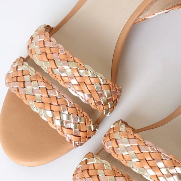 Seychelles Perfect Fit Nude Multi Braided sandals - Picture 2 of 4